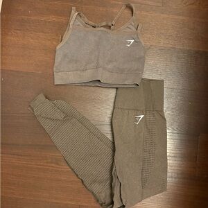 Gymshark Brown Activewear Set